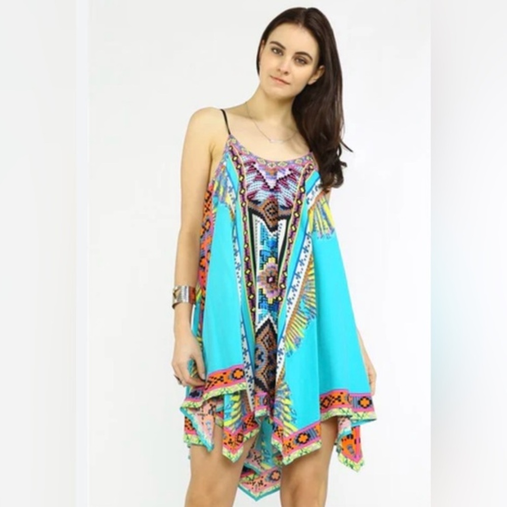 Flying Tomato Colorful Patterned Dress